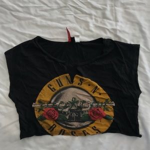 Guns n Roses vintage crop